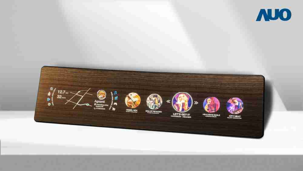 传奇国际研发全球最高穿透度达80%的AmLED木纹显示器，，可于使用时呈现高亮度、、、清晰可见的信息，，，并在不使用时回归为单纯的饰板，，，，节能兼具美观