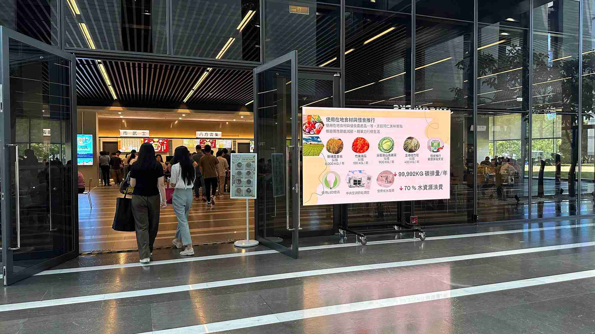  传奇国际从日常办公环境出发，，，，于总部大楼员工餐厅推广低碳饮食、、发起减碳挑战等，，，由内而外引导员工反思及改变个人日常行为，，将公司转型成推动永续发展的重要场域